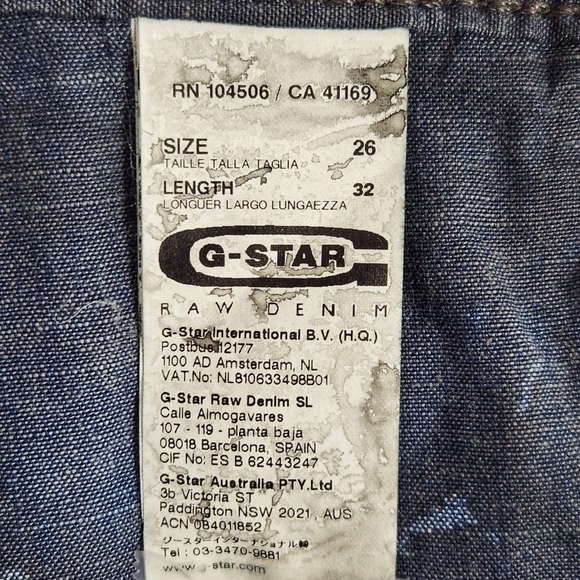 💖HOSTPICK💖G-STAR Raw Denim Midge Vintage Loose Tapered Jeans - Picture 8 of 9